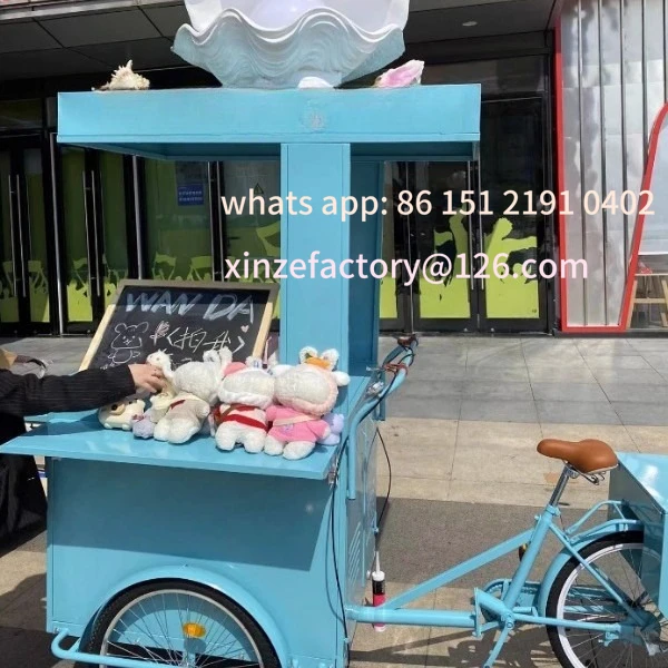 Customizable popcorn float float movable stall trolley shopping mall activity vehicle commercial display barbecue stall truck