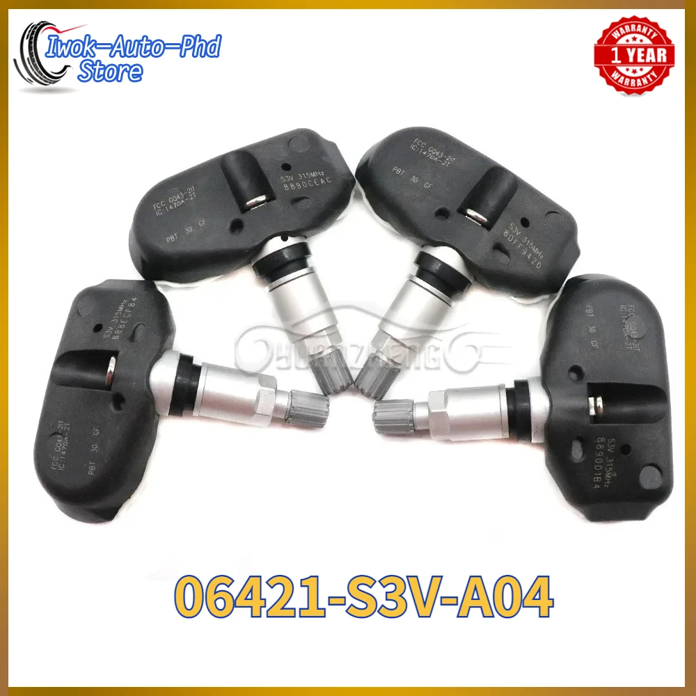 315mhz Car TPMS Tire Pressure Monitor Sensor For Honda Odyssey Ridgeline Pilot Acura RL TL MDX 3.2L 3.5L 2005-2014 06421-S3V-A04