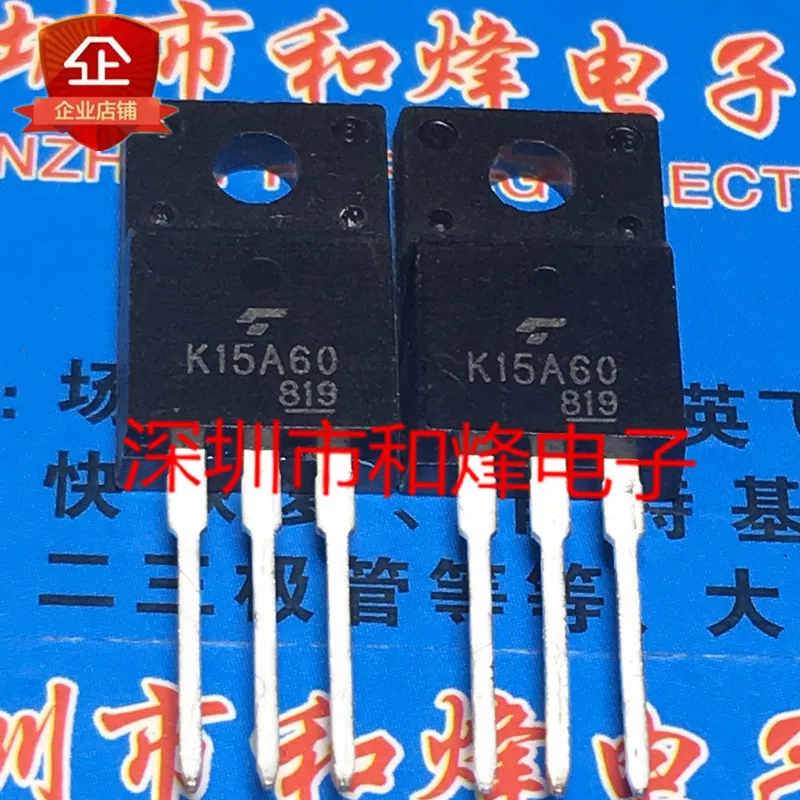 5PCS-10PCS K15A60 TK15A60  TO-220F 600V 15A  New And Original On Stock