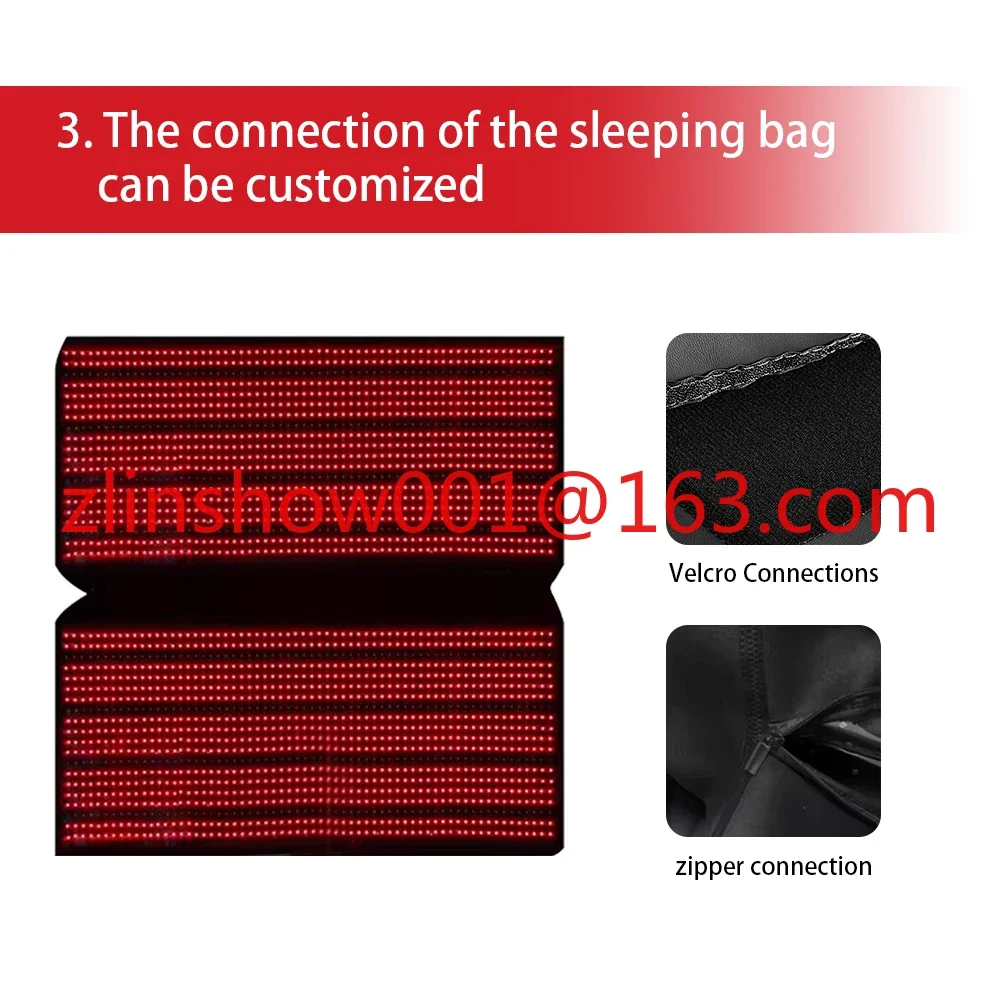 New Trend Home Use Full Body Mat Relief 660nm 850nm Bed infrared light therapy red light for whole body