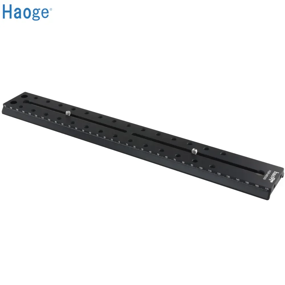 Haoge-لوحة سريعة التحرير 350 مللي متر لـ Manfrotto 501HDV 503HDV 504HD 509HD 526 577 701HDV ، حامل ثلاثي القوائم سائل للفيديو