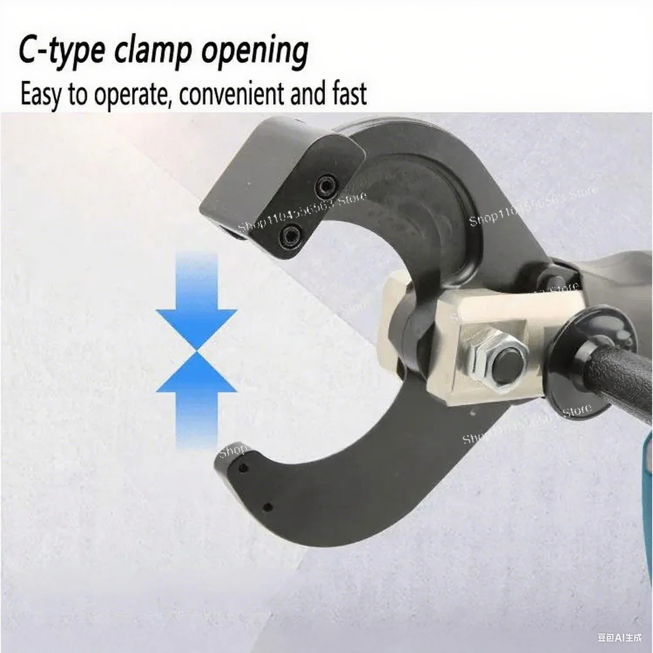 

BZ-65C/85C/105C Rechargeable Hydraulic Cable Cutter Wire And Cable Cutter 18V Lithium Ion Battery LCD Display