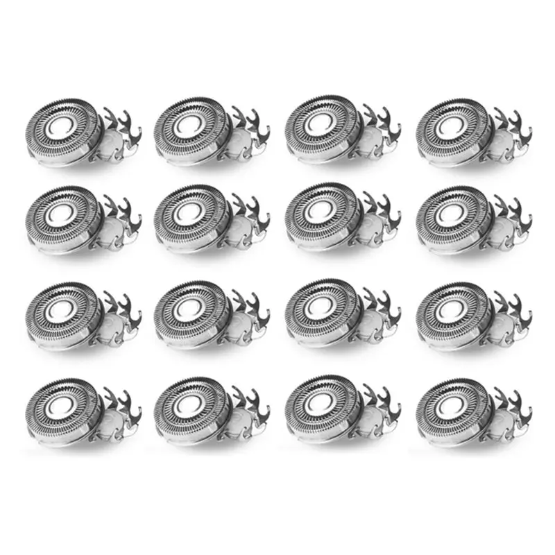Replacement Head Shaver Units(16PCS) For Skull Shaver Pitbull Gold PRO, Pitbull Silver PRO, Palm Electric Razor Parts