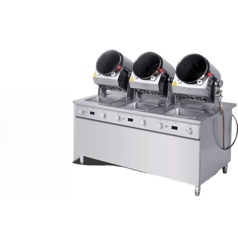 Commercial fully automatic large roller, canteen hotel cooking robot