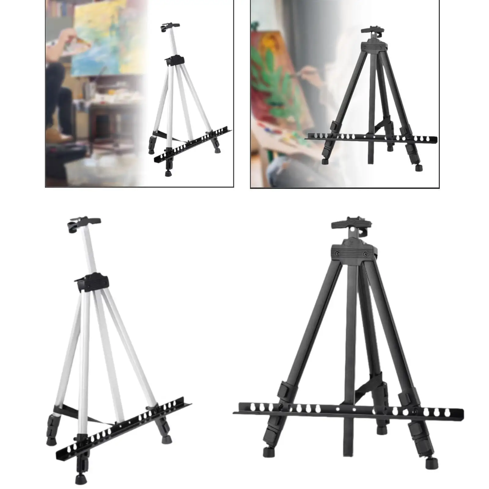 Display Easel Adjustable Folding Tripod Stand for Drawing Photo Picture
