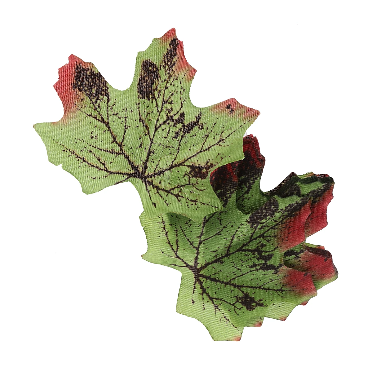 

50pcs Artificial Maple Leaves Decorative Photo Props Simulated Decoration Fake Long Lasting Non Fading Christmas Wedding