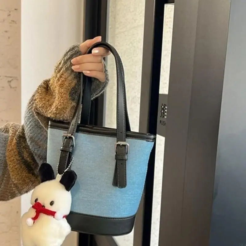 

Stylish and Durable Japanese PU Bucket Bag Tote Shoulder Bag for Women 20CA