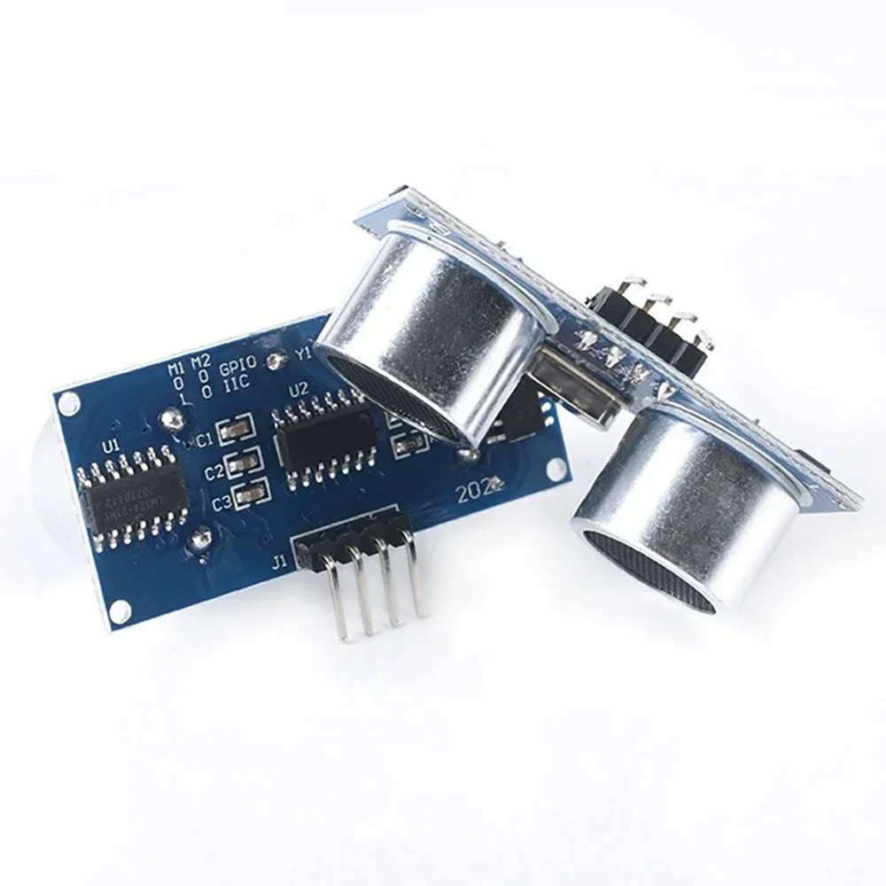 HC-SR04 Ultrasonic Sensor Module 3.3V-5V Distance Measuring Dual Chip Board with High Precision and Wide Compatibility for Robot
