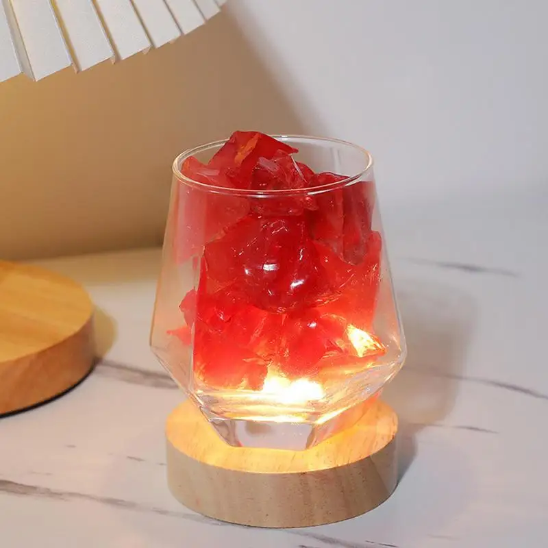 Difusor de aceite de vidrio, difusor de piedra Natural con aceite de 10ml, accesorios interiores automotrices estéticos para cumpleaños, Día de San Valentín
