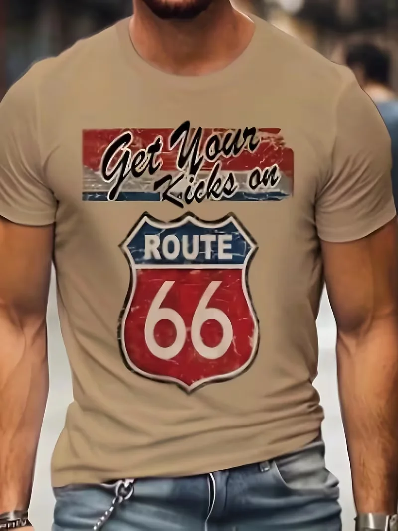 MEN'S T-SHIRT DIGITALLY PRINTED CREW NECK SHORT SLEEVE CASUAL MULTI-FUNCTIONAL STREET STYLE KIDS