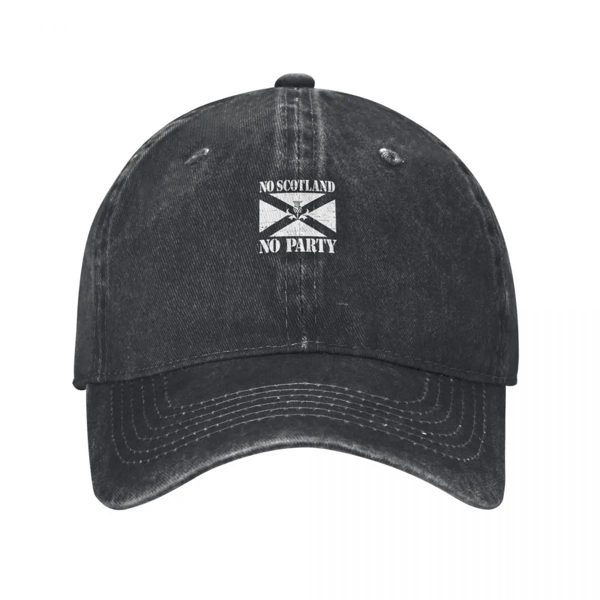 No Scotland No Party Saltire And Thistle Fashion Baseball Cap Peaked Cap Men's Hat Women's Cap Men's Hat