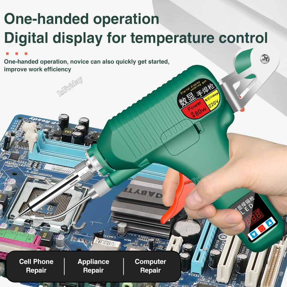Imagem -02 - Ferro de Solda Elétrico Automático Pistola de Lata Aquecimento Interno Portátil Envio Automático Ferramentas de Reparo de Aquecimento de Soldagem