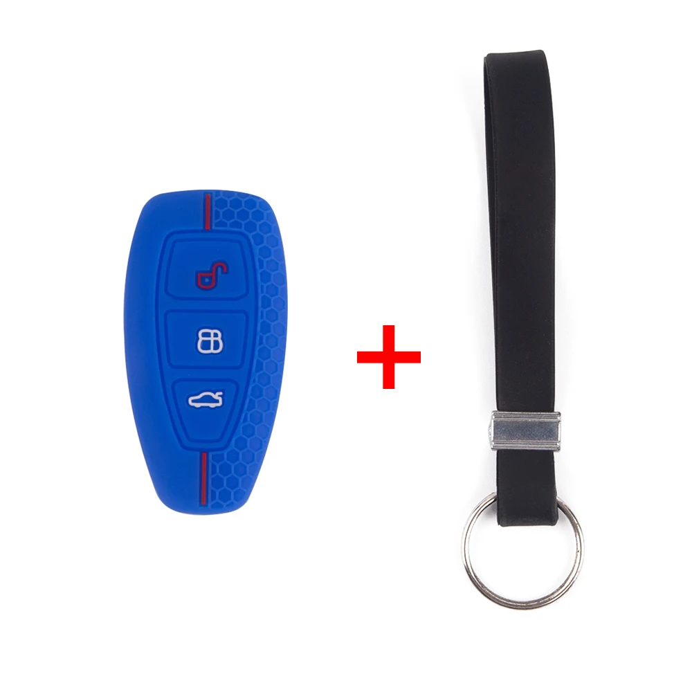 3 Button Key Cover For Ford Transit Custom Mondeo Fiesta Kuga ST Line MK3 Focus 3 Station Wagon Ecosport Case Key Protection view 5
