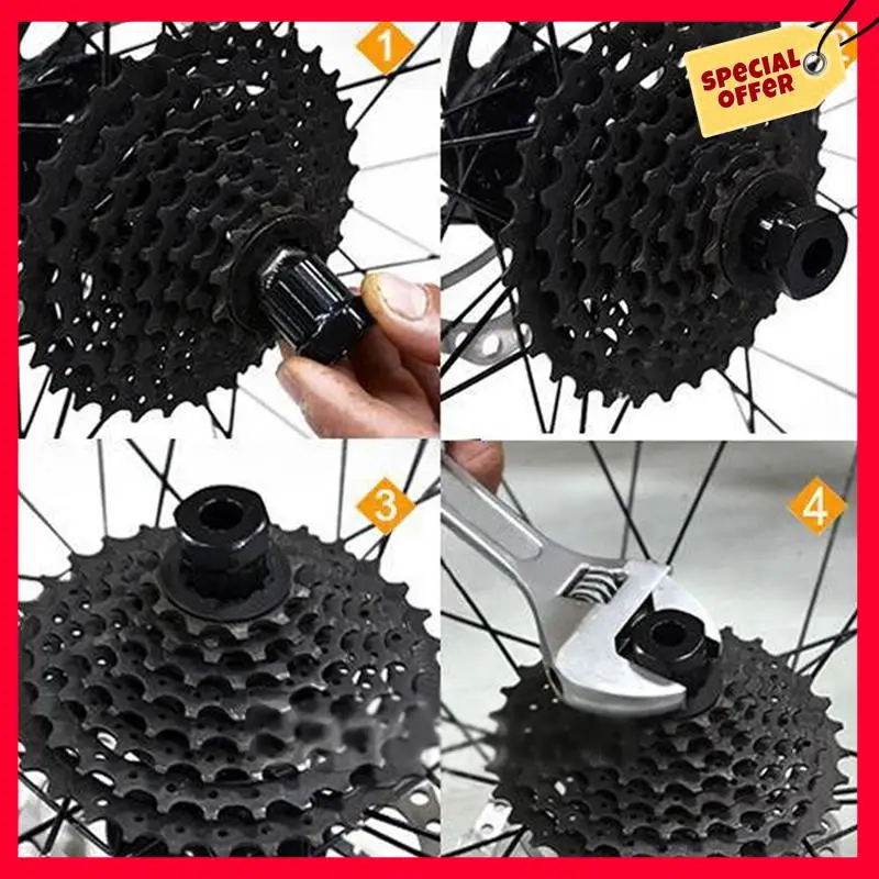 -A25M Bicycle Repair Tools, Bottom Bracket Removal, Flywheel Removal, Chain Removal, Crank Removal Multi-Function Tool