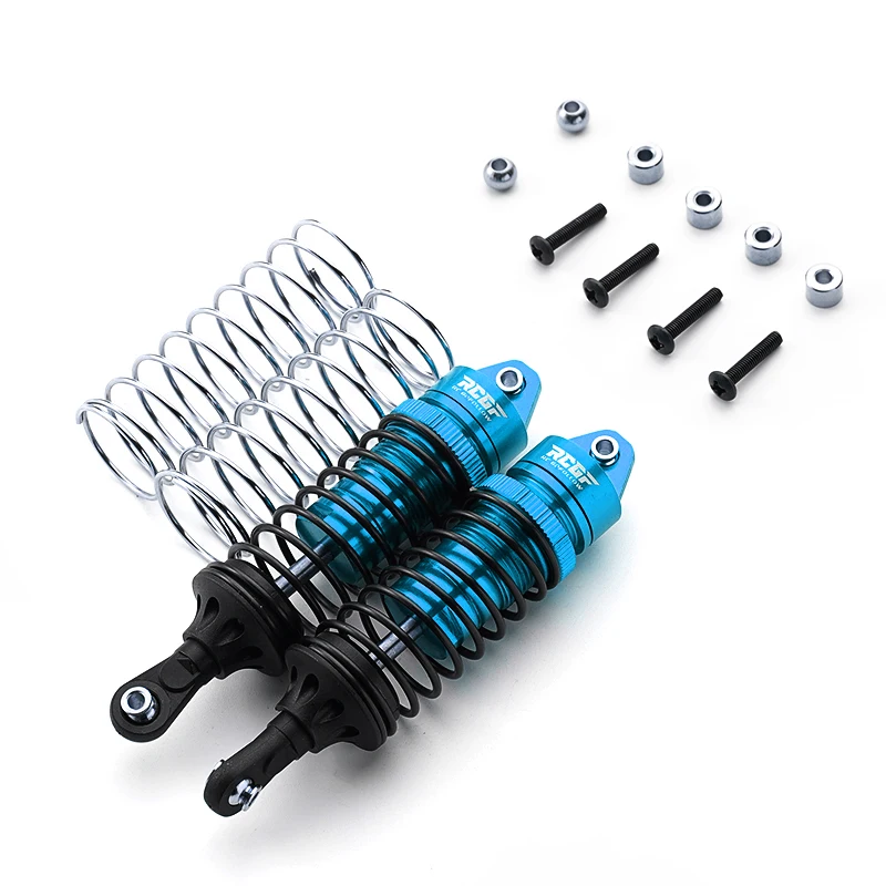 2pcs 1/10 Front Shock Absorber Aluminum Alloy Threaded Rc Front Shock Absorber For  SLASH 4x4 RC Car Part