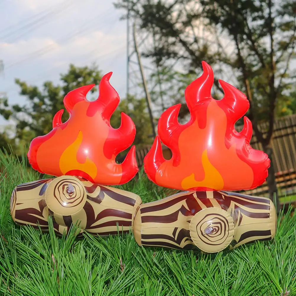 Portable Campfire Campfire Props Realistic Firewood Ornament For Kids' Indoor/outdoor Camping Game Scene Decoration Camping Game