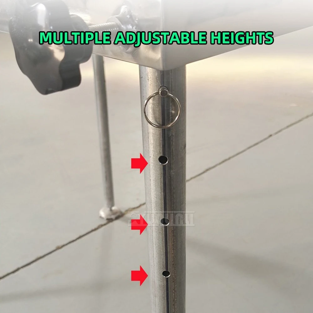 Outdoor Fishing Platform Portable Foldable Solid Wood Fishing Table