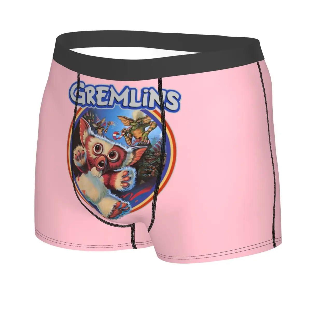 Custom Gremlins 84 Underwear Men Stretch Gizmo 80s Movie Mogwai Monster Retro Sci Fi Boxer Briefs Shorts Panties Soft Underpants