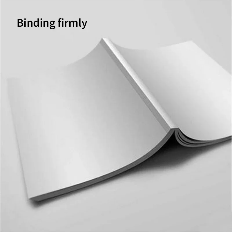 A4 book cover automatic glue binding machine is suitable for invite tenders and financial vouchers glue binding