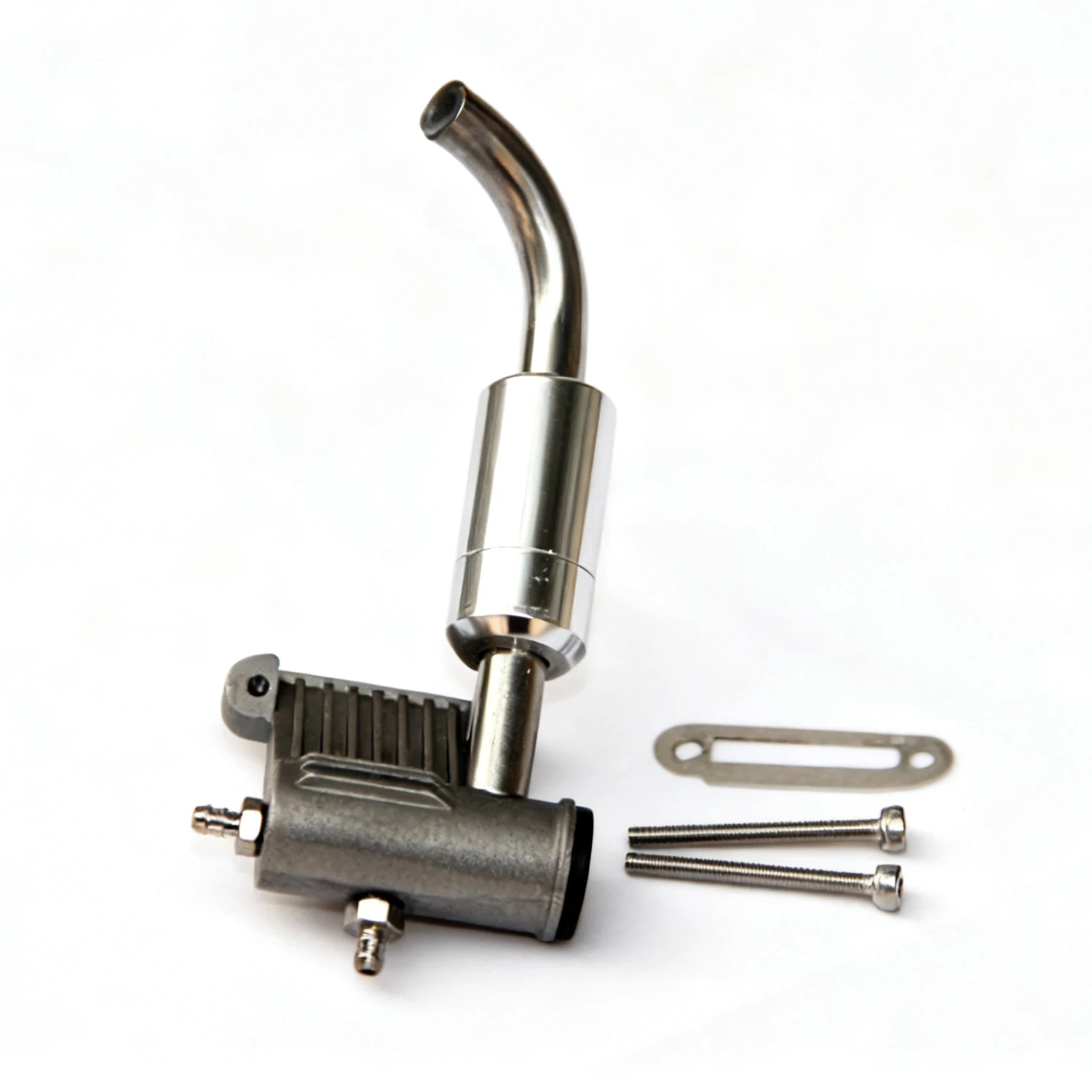 

Модель двигателя, модифицированная выхлопная труба, 15-уровневый метаноловый двигатель, 2-тактный двигатель внутреннего сгорания, аксессуары для модификации двигателя