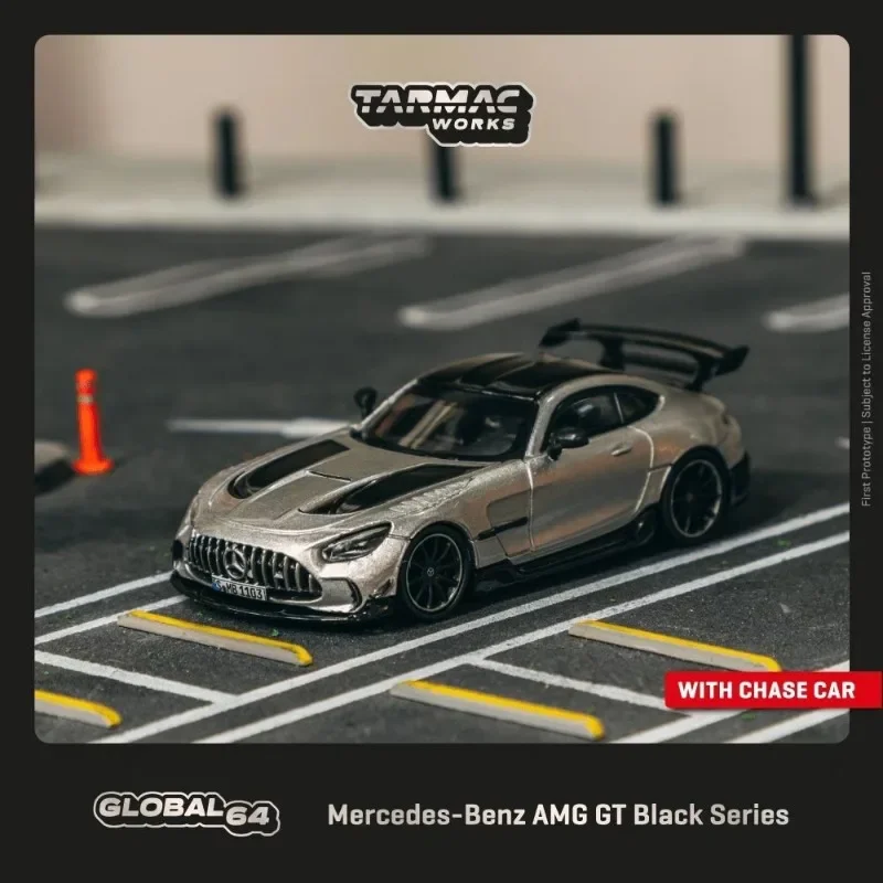 Tarmac Works 1/64 메르세데스 벤츠 AMG GT 블랙 시리즈 합금 장난감 모터, 다이캐스트 금속 모델 선물