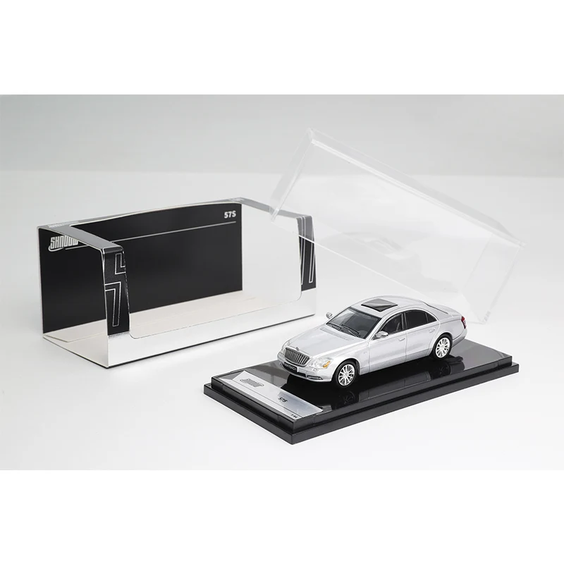 โมเดลรถยนต์จำลอง Mercedes-Benz Maybach 57s รุ่น GCD Shadow ขนาด 1:64 ผลิตจากโลหะผสม ของเล่นสะสม ของขวัญตกแต่ง