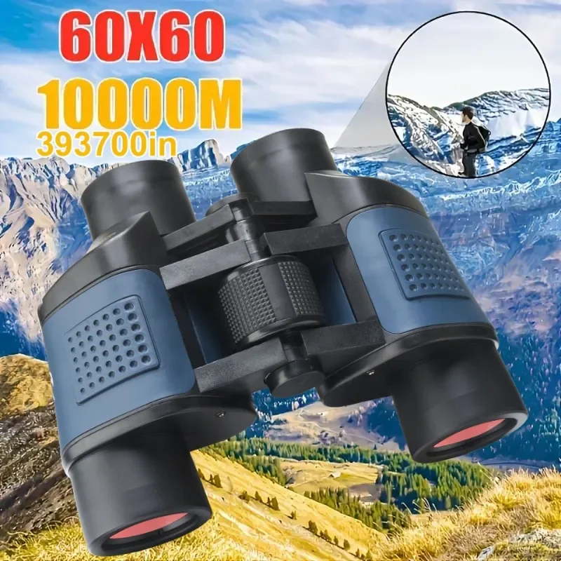 60*60 binocular high power HD telescope with coordinates ranging low light night vision telescope