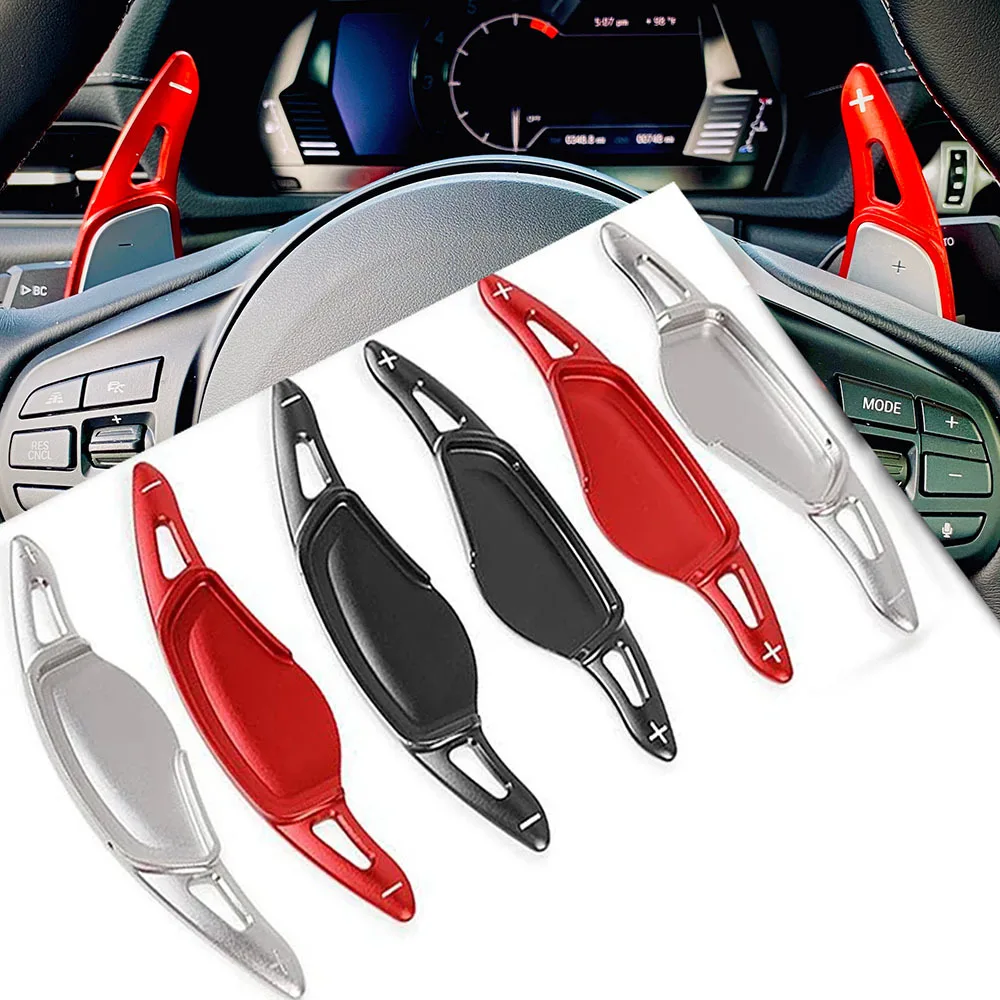 Steering Wheel Shift Paddle,Aluminum Paddle Shifter Extension Covers for Toyota Supra GR A90 A91 MK5 2019-2022, Auto Interior