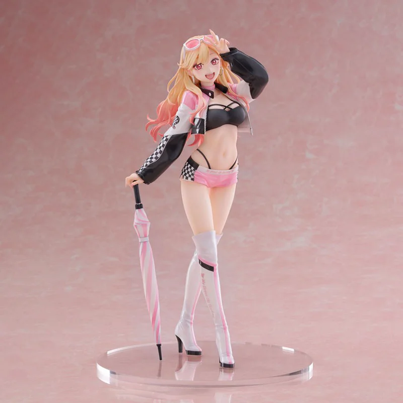 【ของแท้ 100%】ตุ๊กตา ANIPLEX Sono Bisque รุ่น Wa Koi O Suru Kitagawa Marin 1/7 Race Queen Ver.H=23CM ของสะสมตัวละครอนิเมะ ของเล่นโมเดล