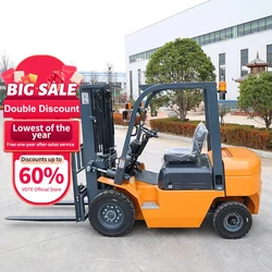 VOTE 1.5ton 2ton 2.5ton 3ton 3.5 4ton 5ton Diesel Forklift  Bucket Truck Capacity Fork Lift Hydraulic Stacker Truck customized