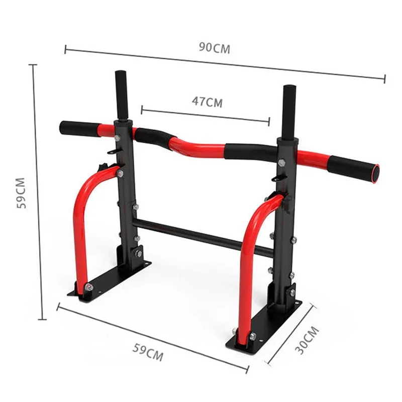 Multifunctional Horizontal Bar Pull Up Device Pipe Wall Chin-Up Bar Single and Parallel Bar Indoor Fitness Equipment YT301 SJ