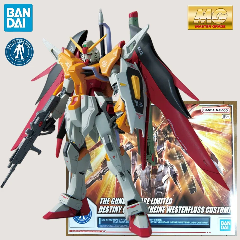 

In Stock BANDAI THE GUNDAM BASE LIMITED DESTINY GUNDAN (HEINE WESTENFLUSS CUSTOM) Anime Action Figures Gundam Assembly Model Toy