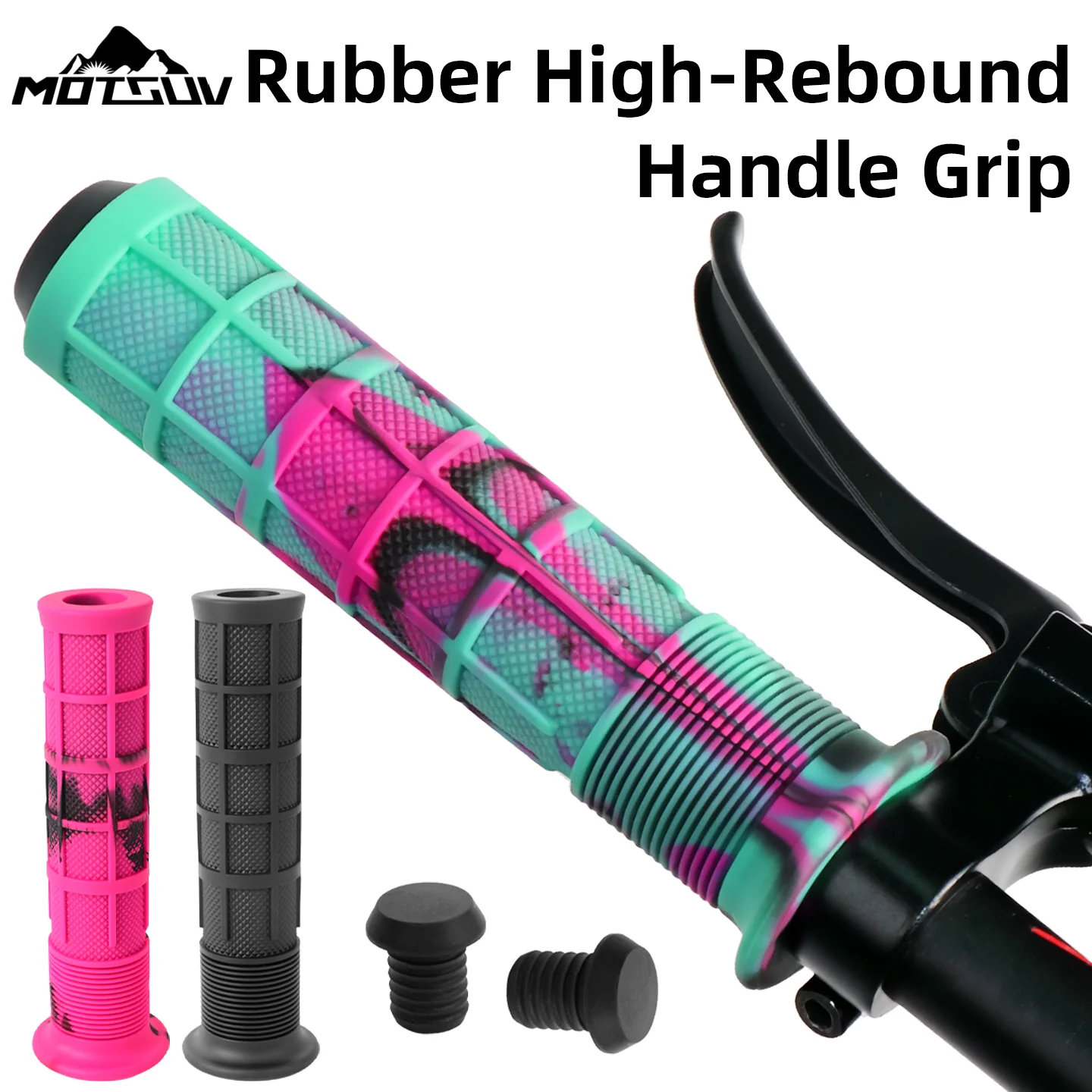 MOTSUV Bicycle Handlebar Cover Super Soft Texture Mixed Color Rubber Anti Slip Cycling Parts Road Bike Handlebar Grip Parts