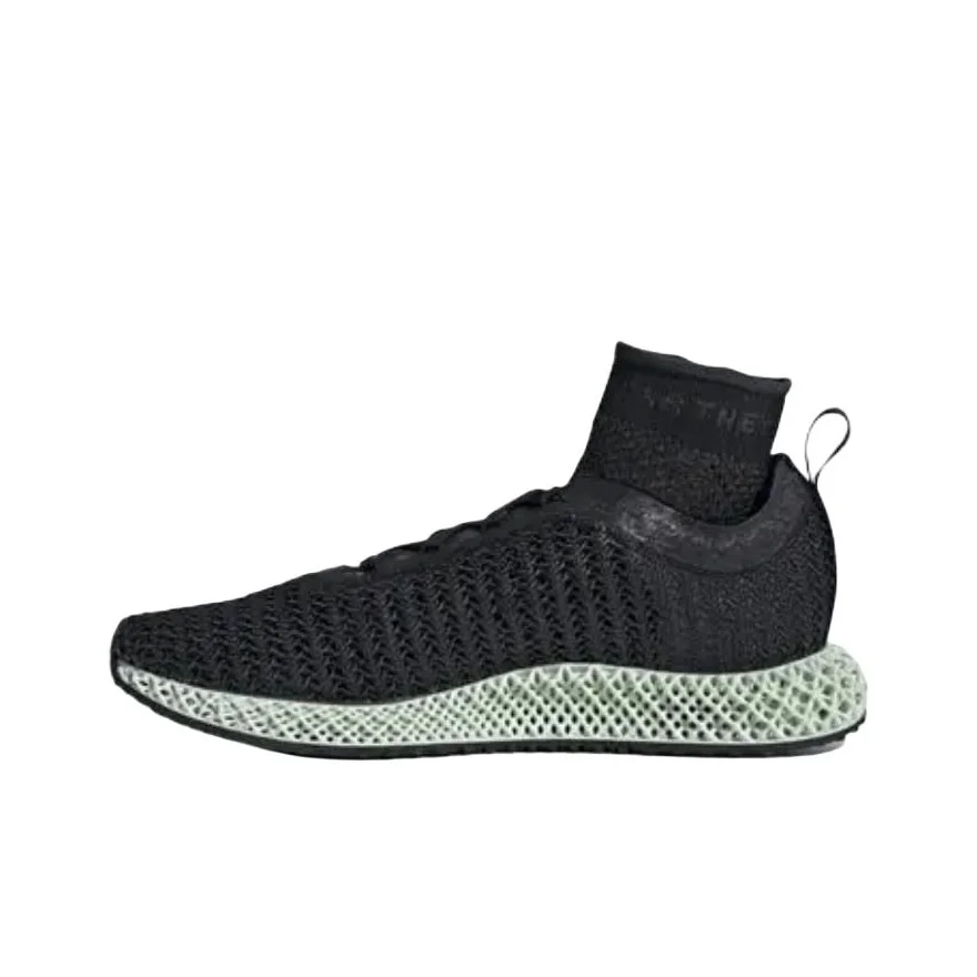 Stella McCartney X Adidas Alphaedge 4D Running Shoes Women's High Top Black/White EH3488