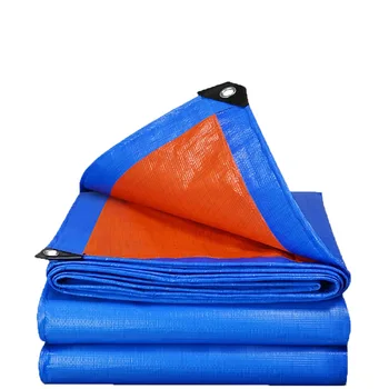튼튼한 직사각형 타프 방수포 차양, 햇빛 쉐이드 파티오, UV 블록 방수 레인 커버, 캠핑 야외 시설 뒷마당