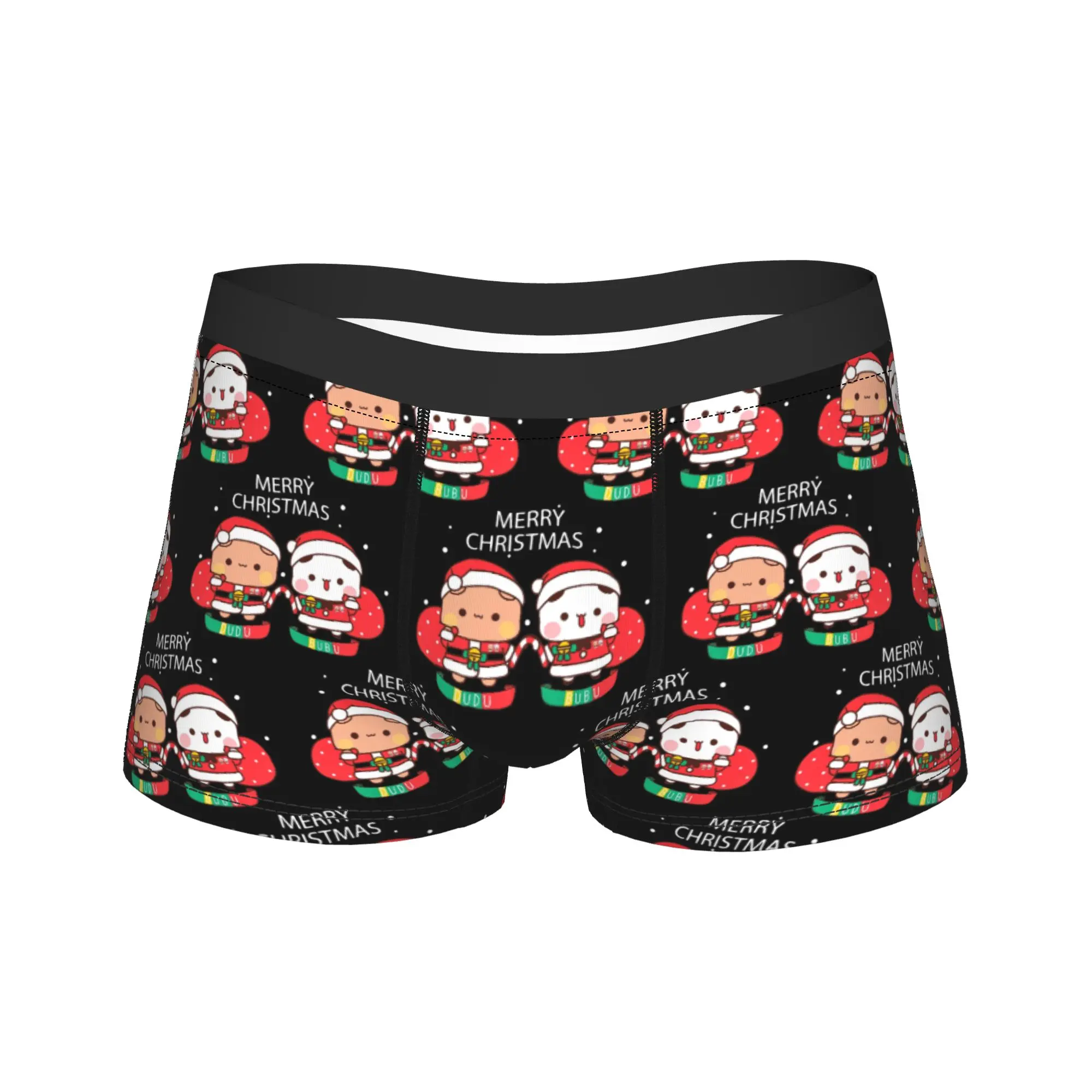 

Мужское нижнее белье с изображением панды и медведя, пара аниме, нижнее белье с героями мультфильмов, боксеры Bubu и Dudu, шорты, мужские дышащие трусы, большие размеры