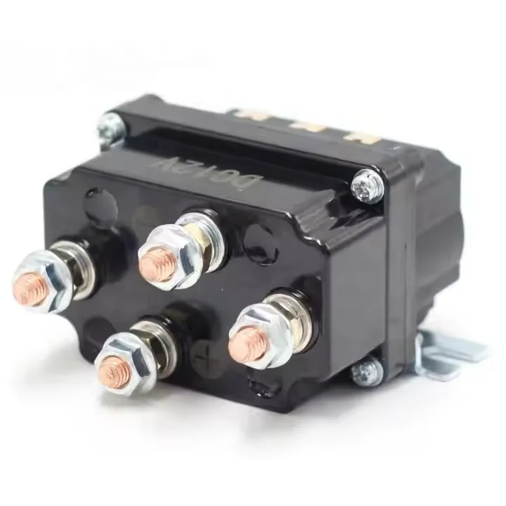 ZING EAR 4250X-12V 250A 12V 3000W 9000 Lbs High Power Winch Relay Solenoid Copper Motor Positive Negative Golf Carts ATVs