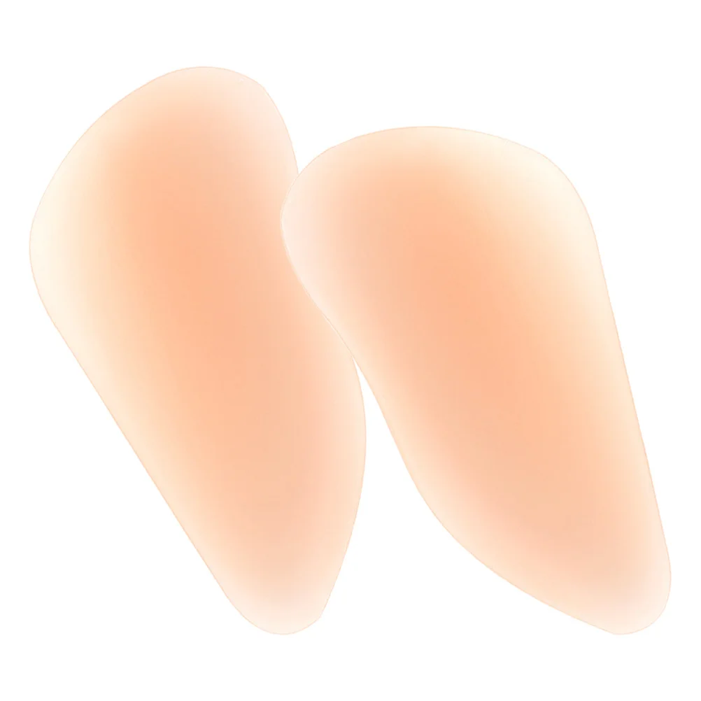 

1 пара силиконовых подушечек для ног цвета кожи, мягкие, удобные, против натирания, дышащие, клейкие, поддержка ног для женщин, выпрямление