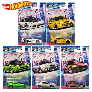 Hot Wheels-Carros Street scene model GDG44, model car 96 1:64, Nissan 180sx Type X, toys for boys, gift 8 main sales cars hot wheels - №8