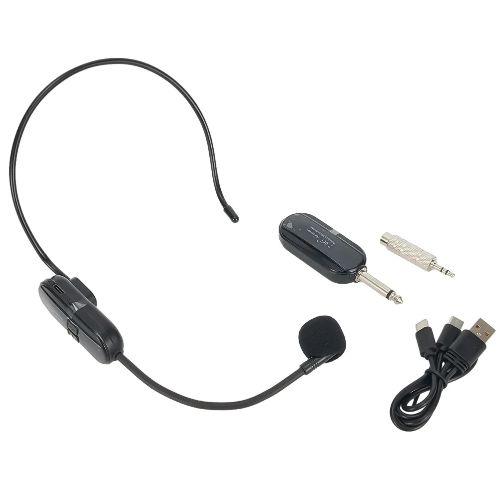 2.4G Wireless Professional Neckband Headset Microphone  Wireless Headset Business Laptop Conference Microphone