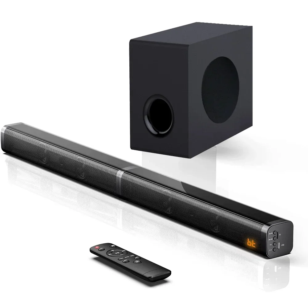 

SM2126 Series TV Soundbar 2.1Channel Speaker 5.0 Home Theater Sound System 3D Surround Bar Remote Control with Subwoofer