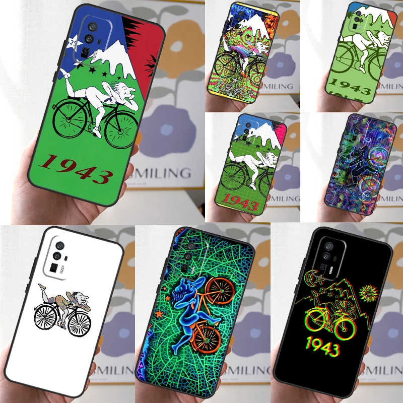 LSD Albert Hofmann Bicycle Day Case For Xiaomi 13T 12T 11T 13 Pro 14 Ultra 12 Lite POCO F5 M6 X6 Pro X5 X3 F3 M5s Cover