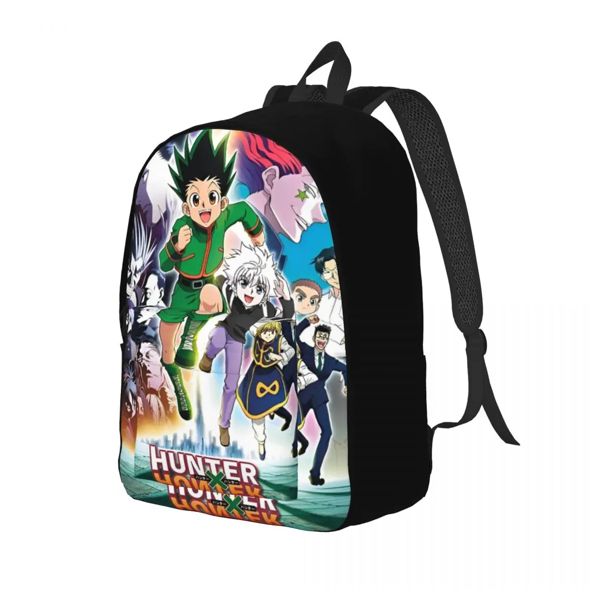 POSTER Hunter X Hunter Casual Backpack Sports High School Business Anime Daypack for Men Women College Canvas Bags