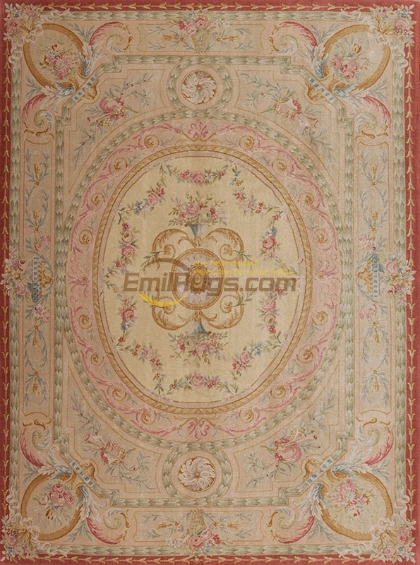 Handwoven Wool Carpets Brown Fashionable Circular Carpet Household Decoration Mat Vintage Modernism Natural Sheep Wool