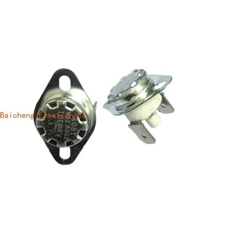 10PCS KSD301/302 ceramic manual reset 110 degree temperature overheat protector anti temperature control switch