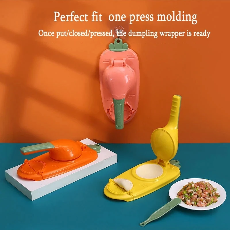 2 in 1 Manual Dumpling Mold  Pressure Packaging Machine Dumpling Machine Kitchen Baking Accessories