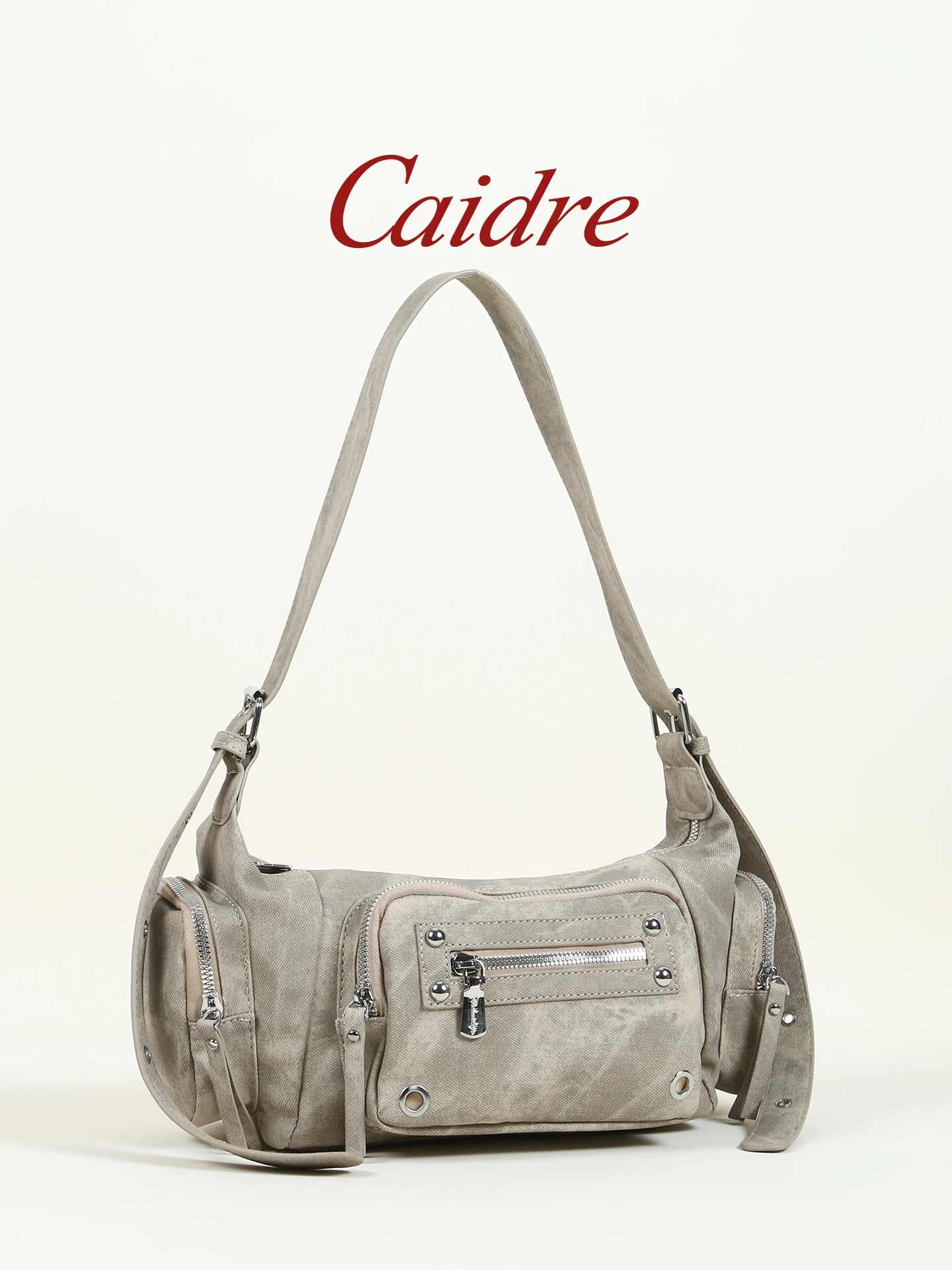 Caidre Underarm Bag Women's Birthday Gift Handbag Shoulder Bag Office Crossbody Bag Small Popular Korean Style Pure Color