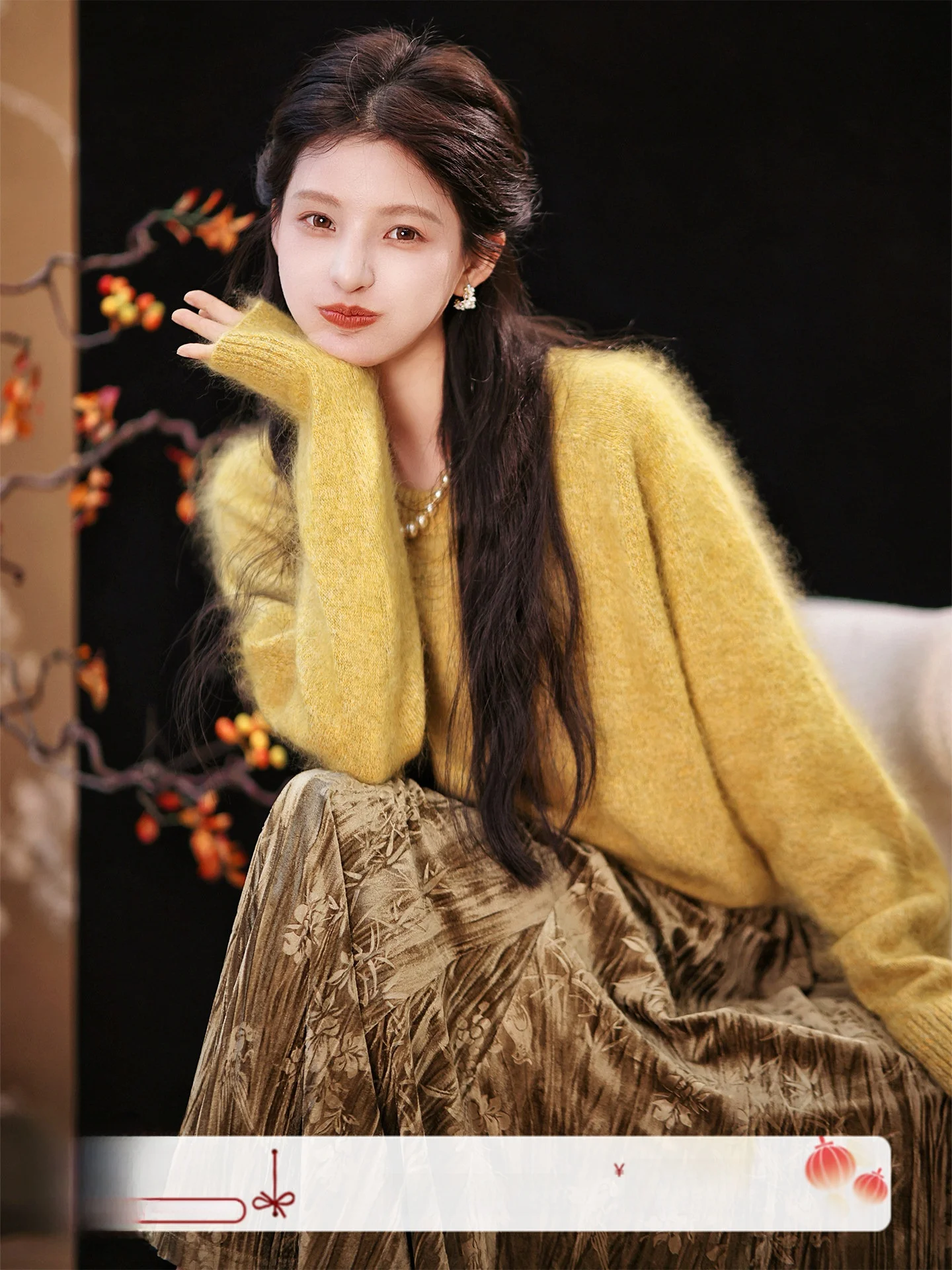 

Женский вязаный свитер Zhaodaxi из мягкой пряжи AB, длинный рукав, коллекция Winter Collection, для повседневной носки