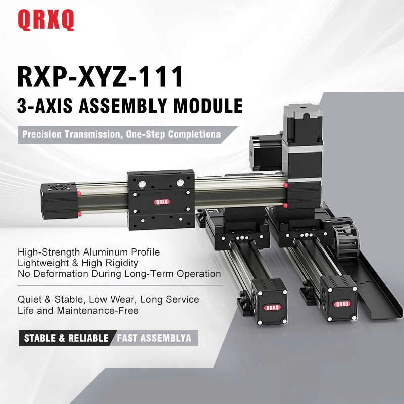 

Линейный модуль QRXQ RXP-XY-111 XY, портальный, с электрическим ременным приводом, для 3D-принтеров и автоматизации, настраиваемая нагрузка, детали для ЧПУ
