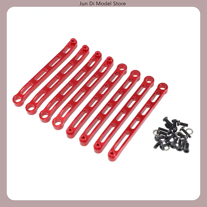 Mang Niu 1/12 MN78 Cherokee RC Car Metal Upgrade Chassis Stabilizer Link Rods Spare Parts